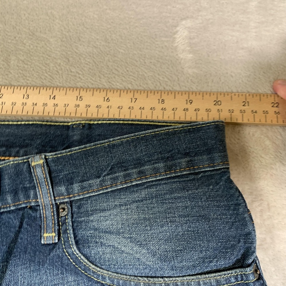 Y2K Levis 569 Shorts Mens‎ 40 Blue Denim Loose Straight Baggy 5-Pocket Zip Fly - Picture 3 of 13